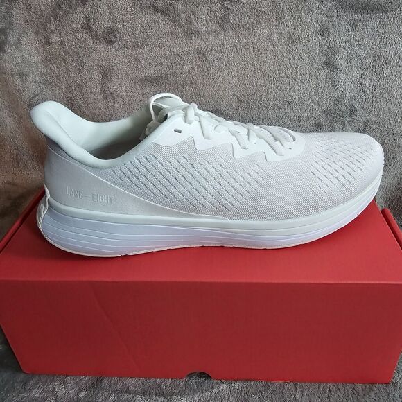 Lane - Eight Men's White The Relay Trainer M RT2101 Sneakers Size 11 - Picture 5 of 12